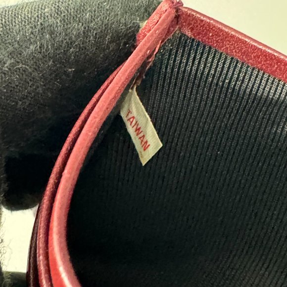 Authentic Vintage Dior Burgundy Leather Card Holder/Purse - Picture 9 of 13